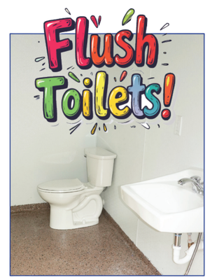 flush toilet image